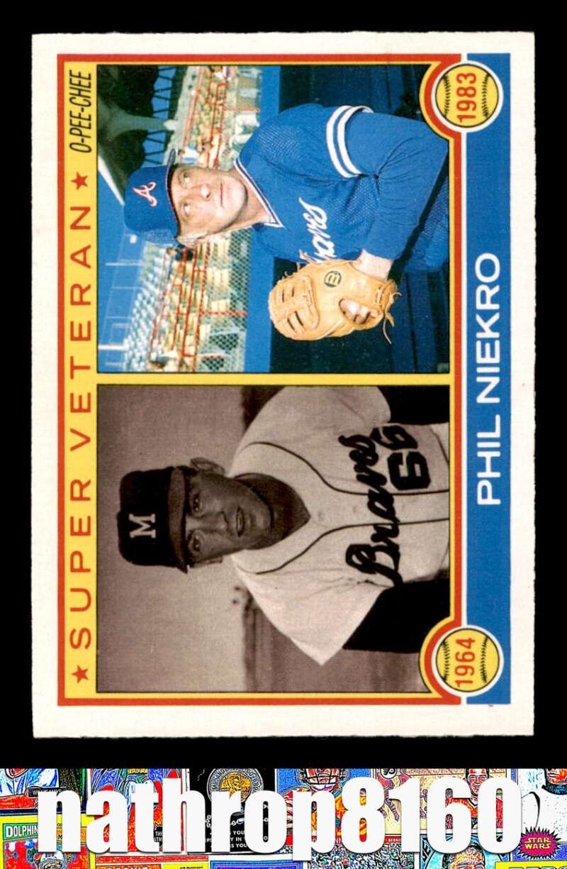 1983 O-Pee-Chee #316 Phil Niekro  NM/NM+  19969