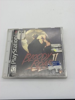 BLOODY ROAR II 2 1999 Authentic Playstation PS1 No Back Bad Case, Disc & Manual