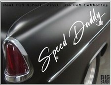 HOT Rat ROD Decal Sticker DRAG RACING SPEED DADDY SHOP OWNER TOOL BOX CAR