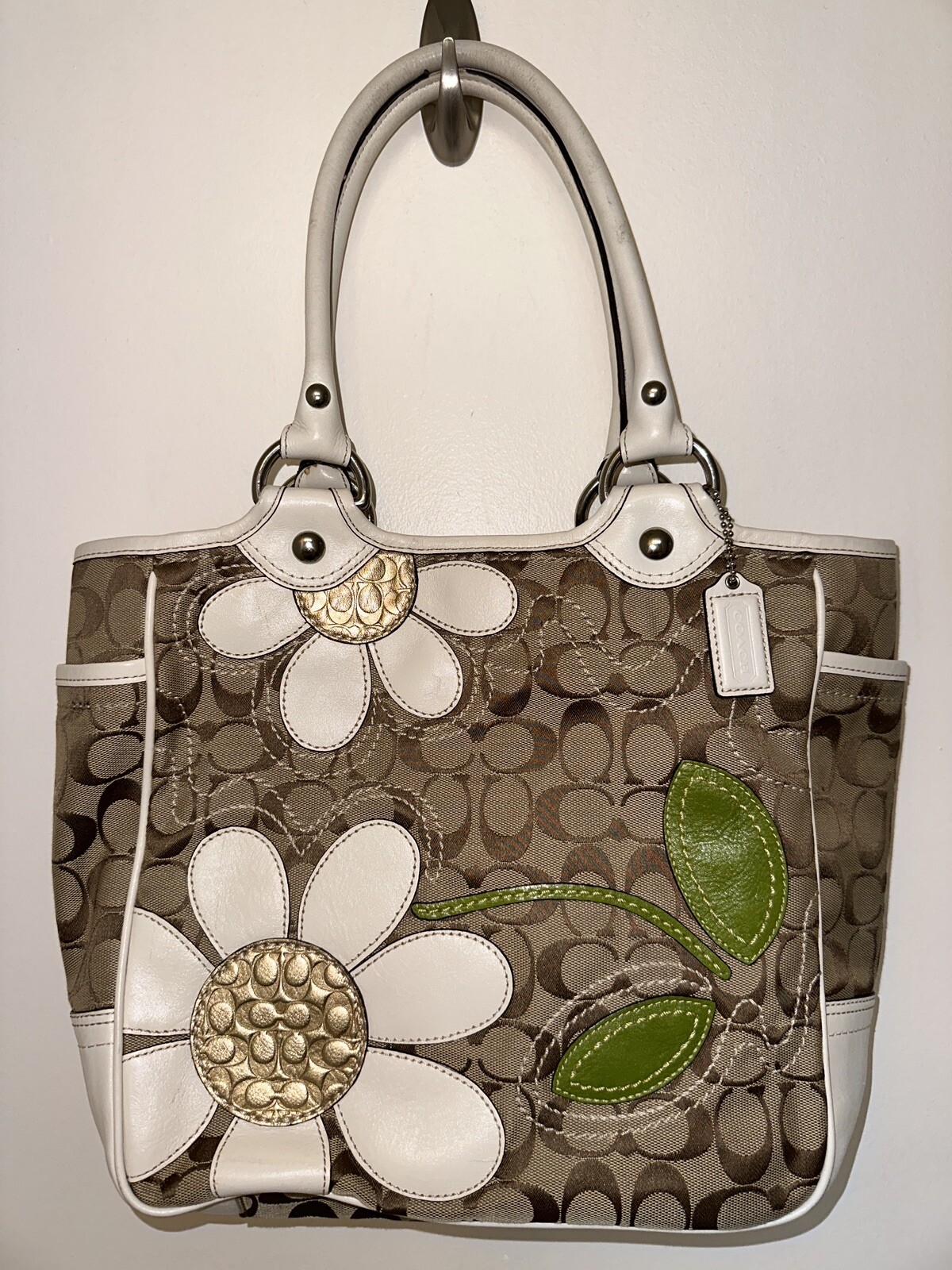 RARE Vintage Coach Daisy Bleecker Signature Tote Hand… Gem