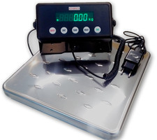 DZD DJ-SA 100kg-200kg Paketwaage Plattformwaage, BluetoothLED, 27*27cm Edelstahl