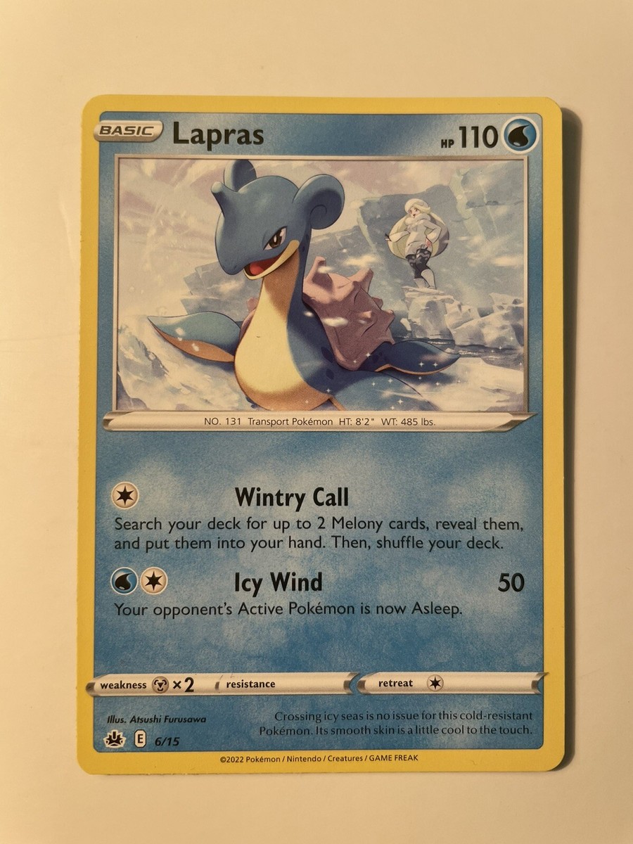 mcdonald's lapras pokemon card 🔥Lapras 6/15 - McDonalds 2022 Promo Pokémon Card NM Pack Fresh Match  Battle🔥