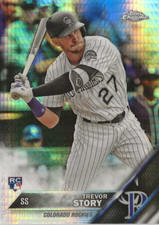 2016 Topps Chrome - Trevor Story #45 Prism Refractor (RC)