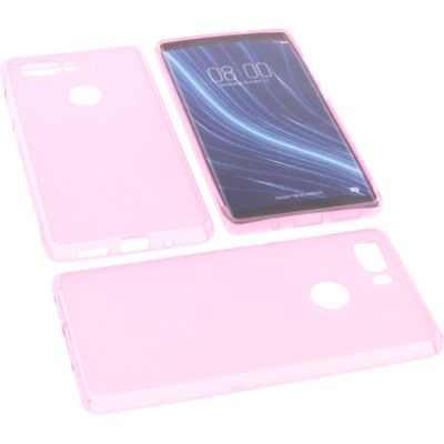 Tasche für Archos Diamond Omega Handytasche Schutz Hülle TPU Gummi Case Pink