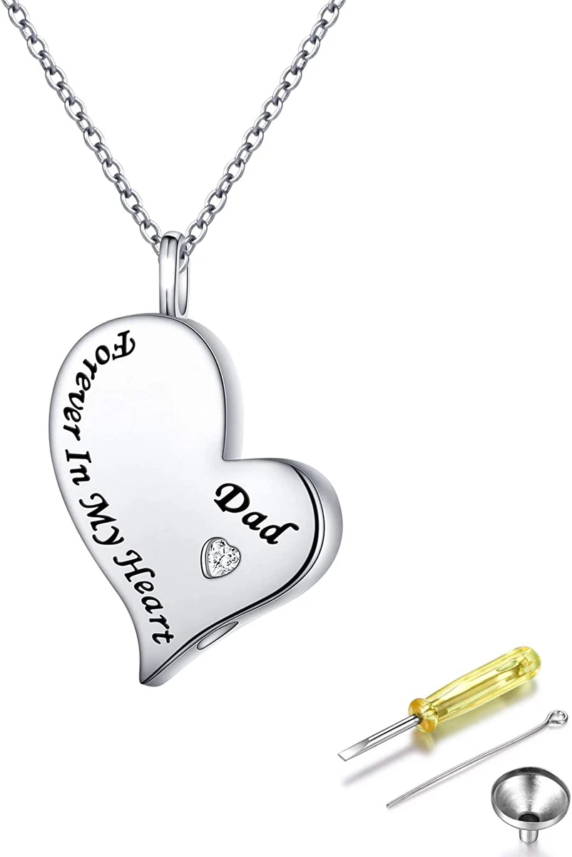 New To My Daughter Dad Loves You Cremation Urn Ashes Necklace – Moonlight  Memorials