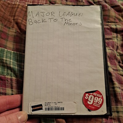 Major League: Back to the Minors DVD little scratches and scuffs plays fine 