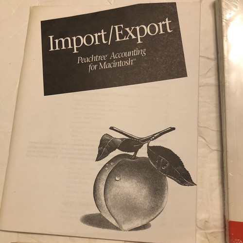 Peachtree Accounting For Macintosh 2.0 From 1993 Vintage - Picture 10 of 13