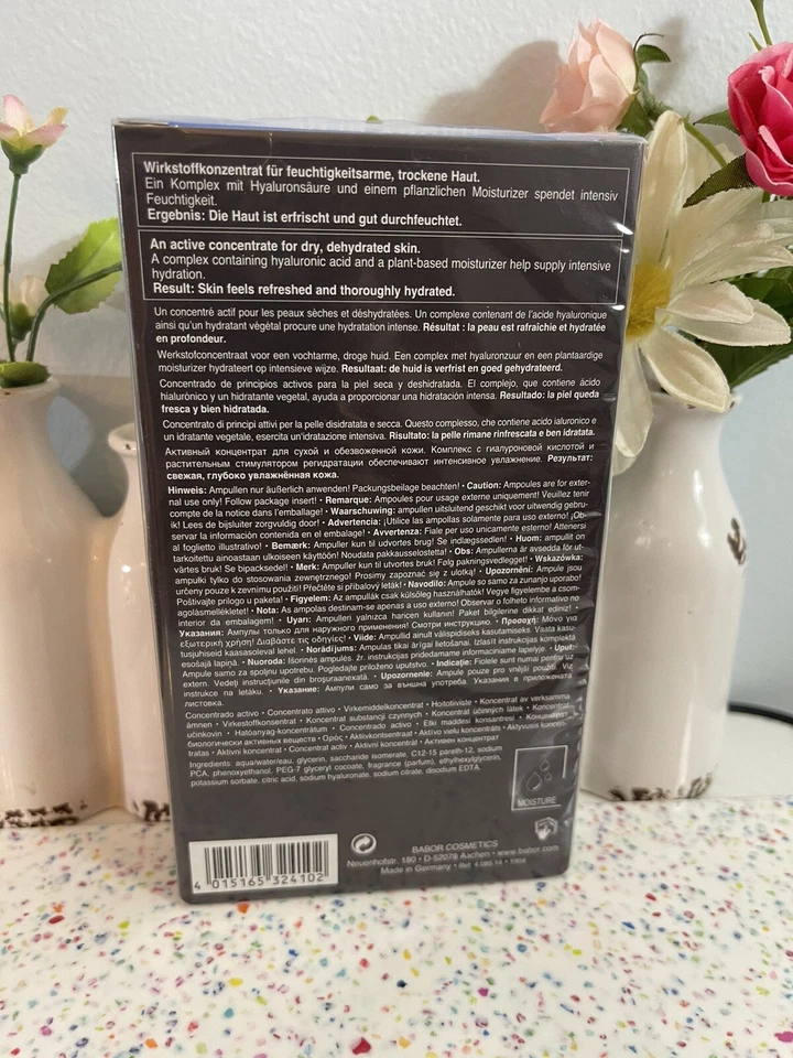 BABOR HYDRATION HYDRA PLUS AMPOLA CONCENTRADA 7x2ml. Selado/novo na caixa. - Imagem 2 de 4