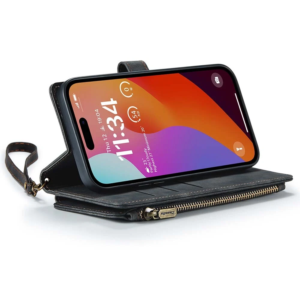 Durable Wallet Phone Case for Apple iPhone 15 14 13 12 11 Pro Pro Max