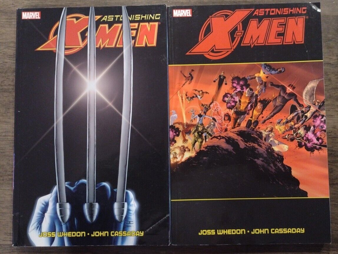 Astonishing X-Men By Joss Whedon John Cassaday Complete Collection TPB 1 + 2