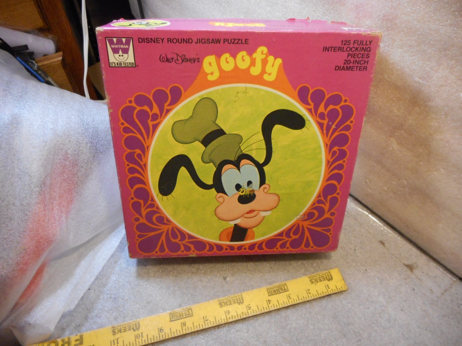 Vintage WALT DISNEY ( GOOFY ) Puzzle 125 Piece