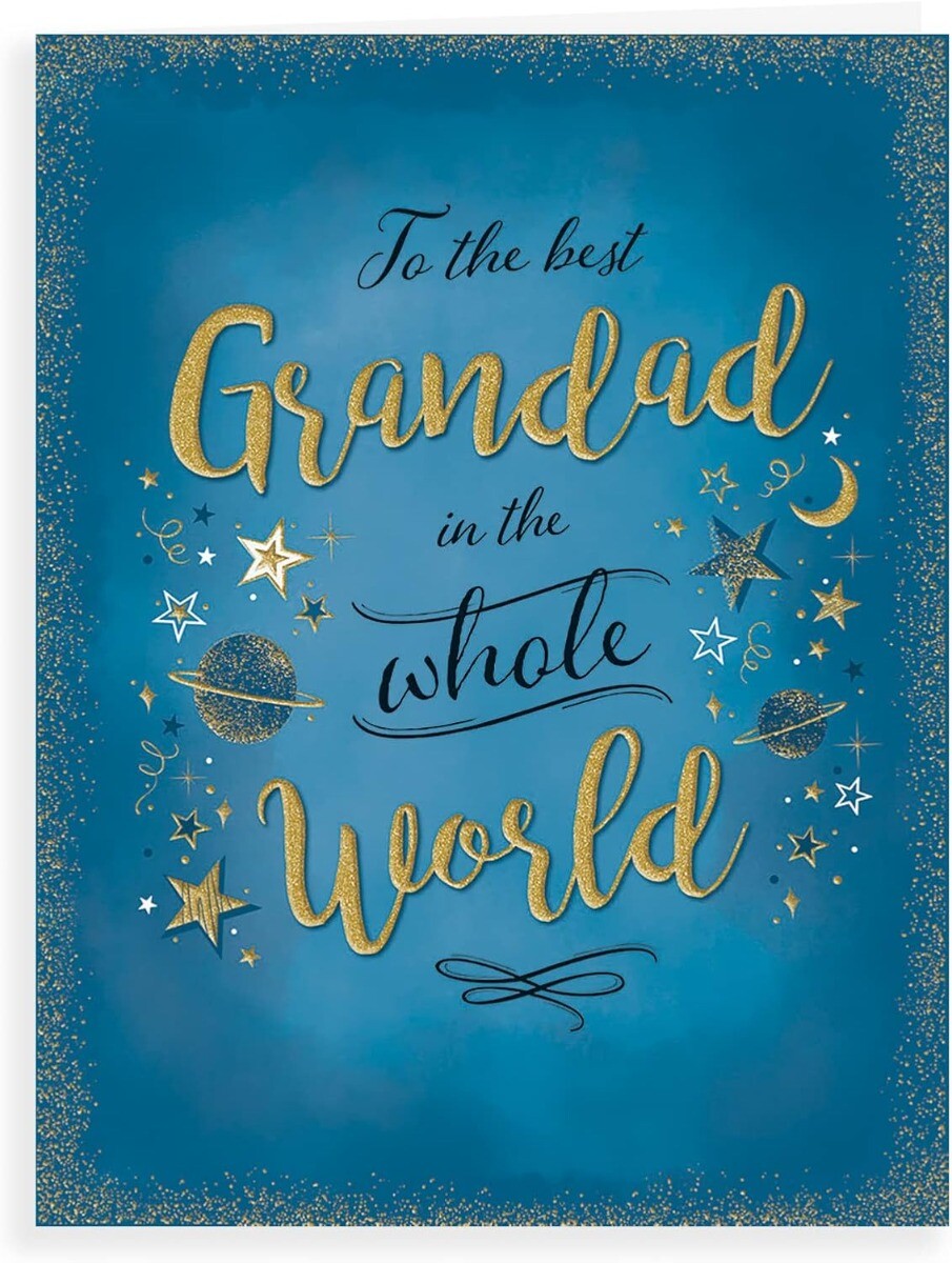 To The Best Grandad Birthday Card. 19x13cm (8x6 Inches)