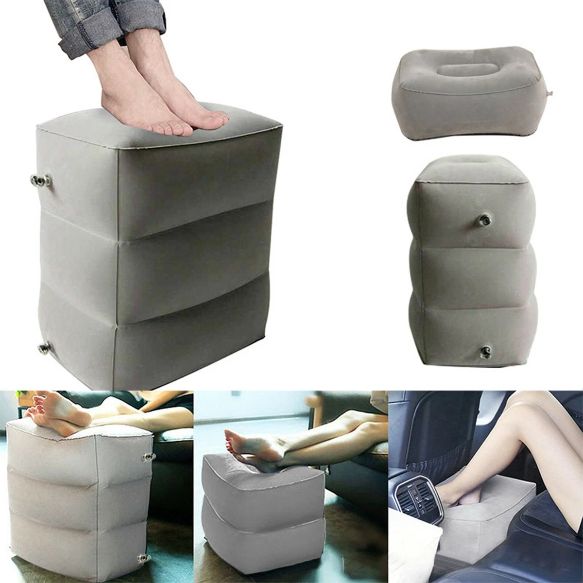 Inflatable Foot Rest/Leg Pillow, Adjustable Height, Make a Flat Bed for  Kid