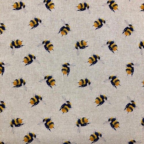 Cotton Rich Linen Look Panama Fabric Printed Cushion Curtain Material HALF METRE - Picture 2 of 8