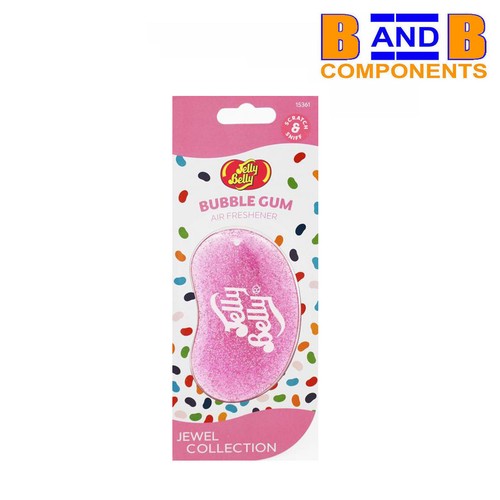 Jelly Belly BUBBLE GUM 3D Gel Car Air Freshener JEWEL COLLECTION A1553