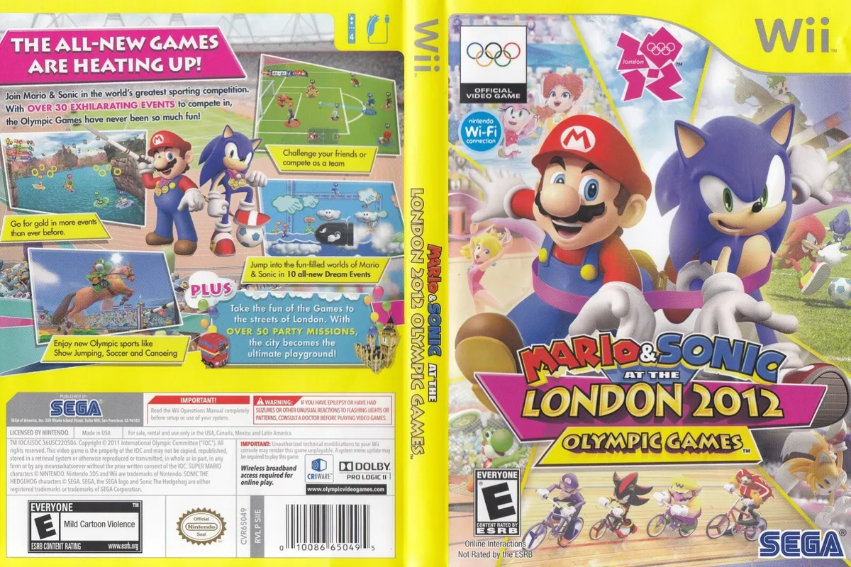 Wii - Mario & Sonic at the London 2012 Olympic Games - Title