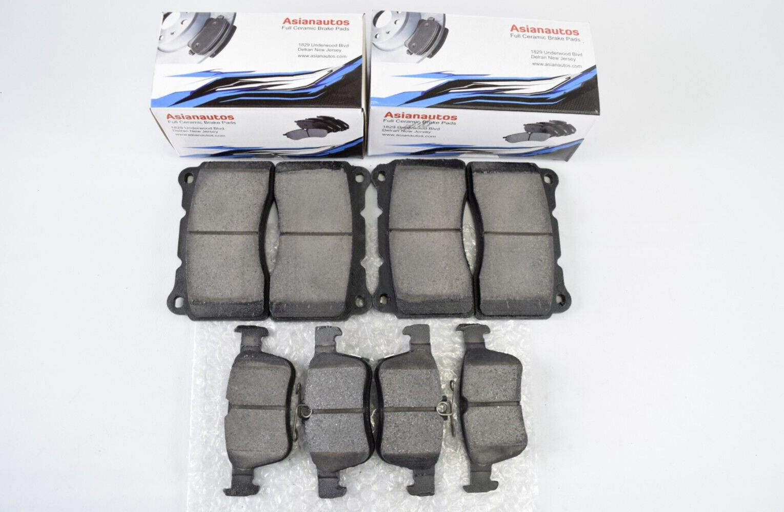 Asianautos Full Ceramic Front and Brake Pads For Honda Civic Type R