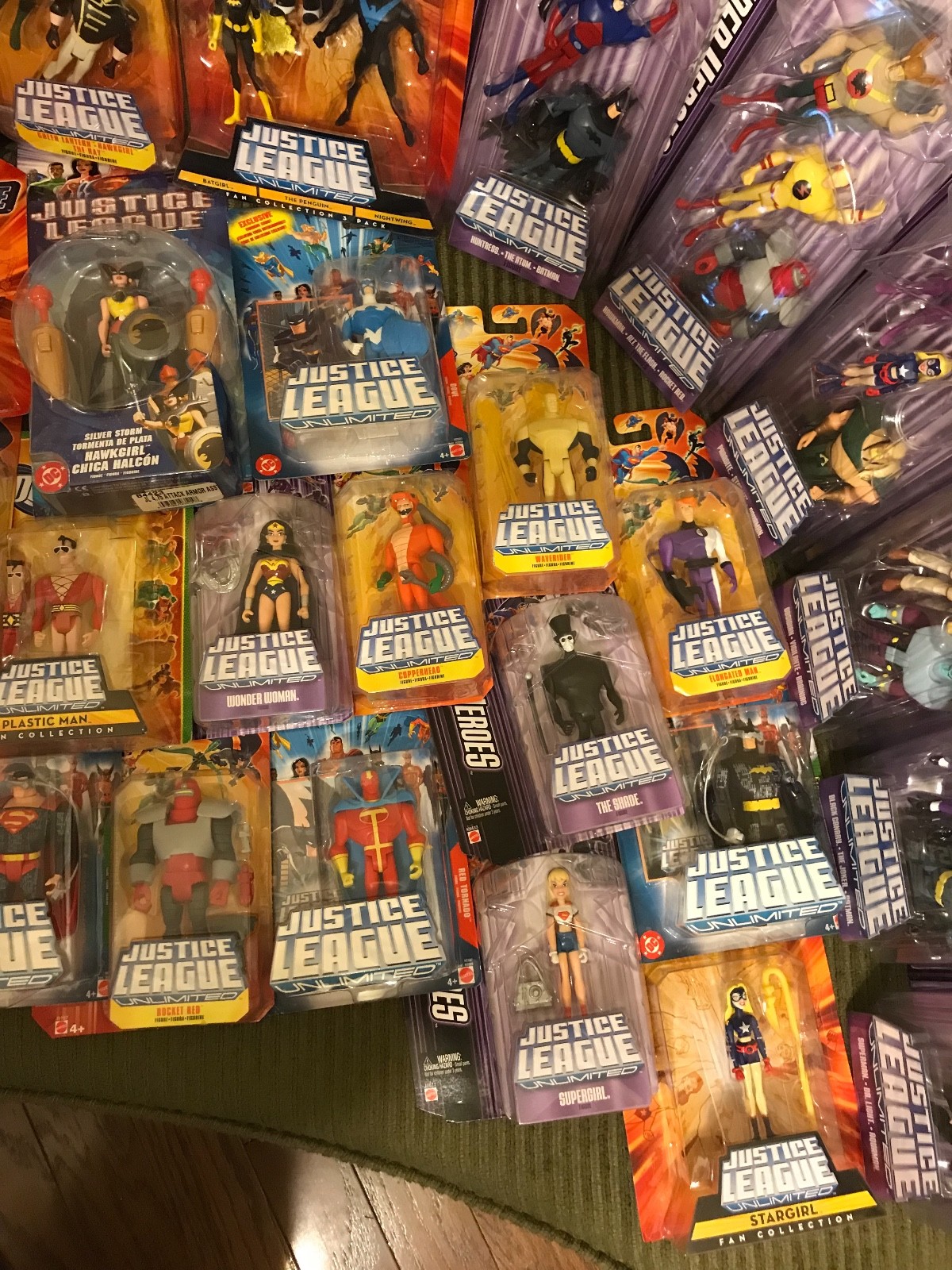 JLU Justice League Unlimited Action Figures Huge Lot 12346 Figures Packs! eBay