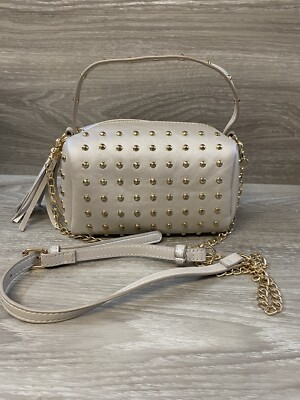 Lovevook Gold Studded Evening Bag Pocketbook Purse Gold Shimmer Tone NWOT