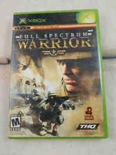 Full Spectrum Warrior Microsoft Xbox Video Game Complete Tested w/ Manual