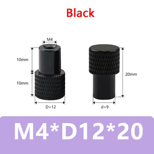 Knurled Thumb Nuts Aluminum Alloy Blind Hole Knob Nut M2.5 M3 M4 M5 M6 M8 M10 - Picture 47 of 92