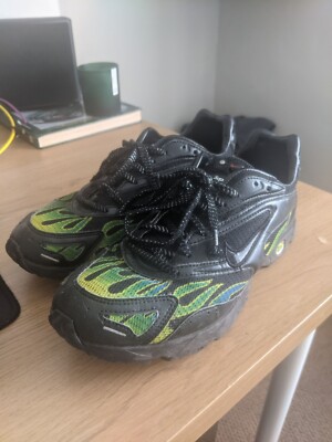 Nike x Supreme Streak Spectrum Plus Black Green Flames UK