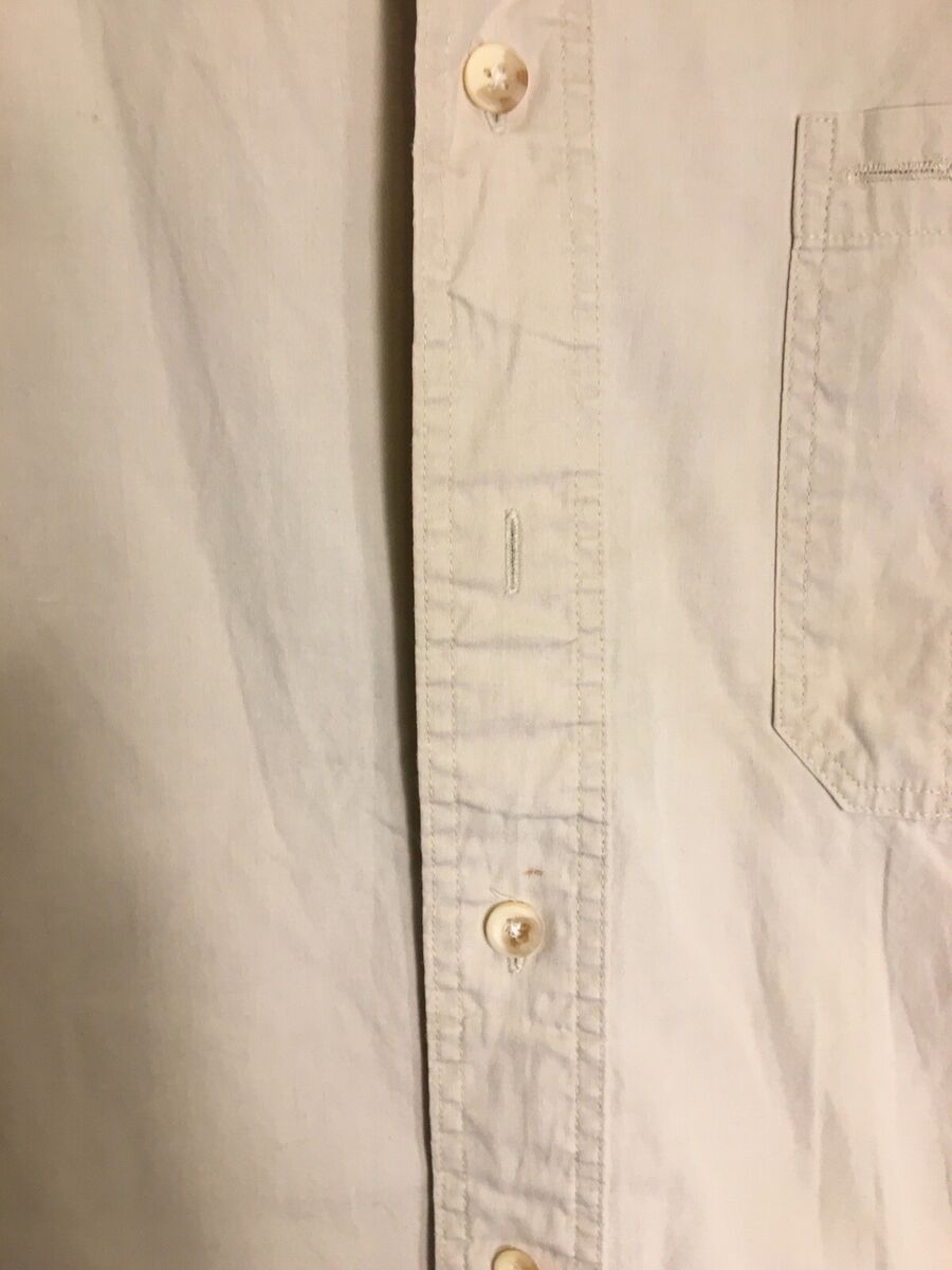 Vintage Sears & Roebuck & Co Mens XL Button Up Short Sleeve
