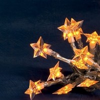 Led Lichterkette 20Er Sterne Gold Batteriebetrieb Konstsmide 1263-853