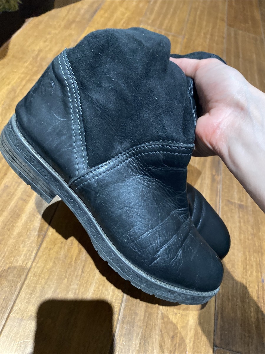 Lavorazione Artigiana Black Leather And Suede tall boots  display picture 1