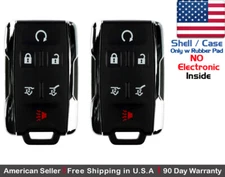2 New Replacement Keyless Key Fob Remote For Chevy GMC Case Shell Only 13577766