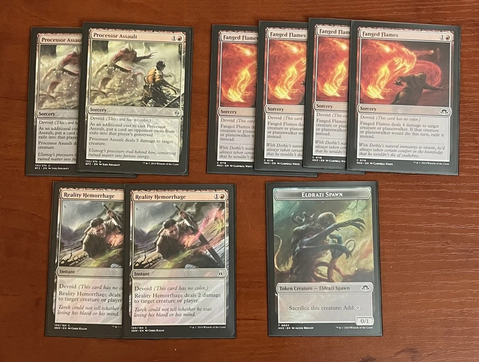 MTG 60 Card Deck ELDRAZI RAKDOS BURN Custom Deck Sleeved With Deck Box - Image 4 of 4