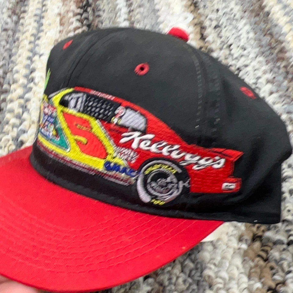 Vintage Terry Labonte Snapback Hat Cap Kellogs Big Logo Nascar Racing Y2K 90s - Image 3 of 4