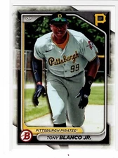 Tony Blanco Jr. Pittsburgh Pirates 2024 Bowman prospect