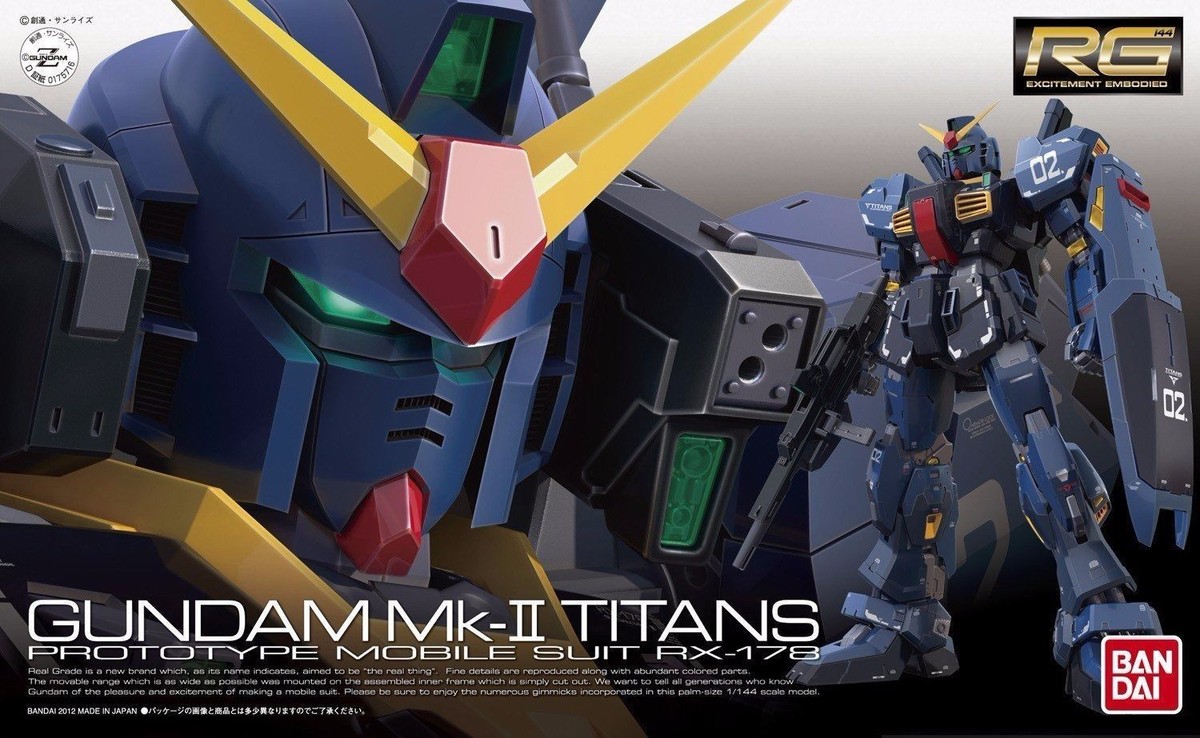 BANDAI RG 1/144 RX-178 GUNDAM Mk-II TITANS Model Kit Z Gundam NEW