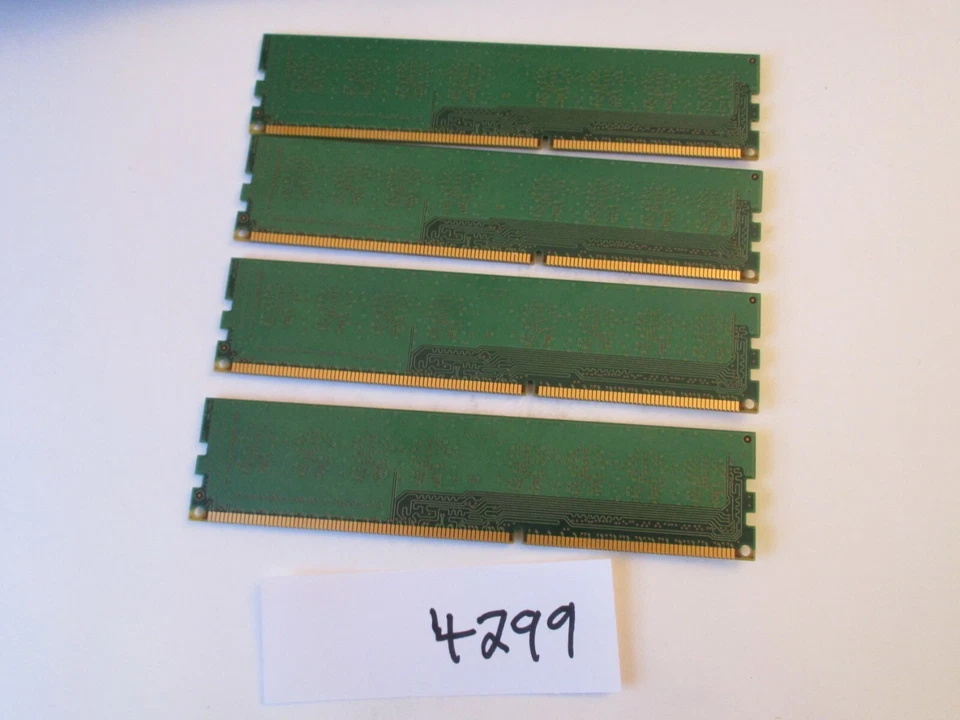 Samsung 4x2Gb=8Gb PC3-10600 1333Mhz DDR3 Desktop Memory RAM (4299) - Image 2 of 2