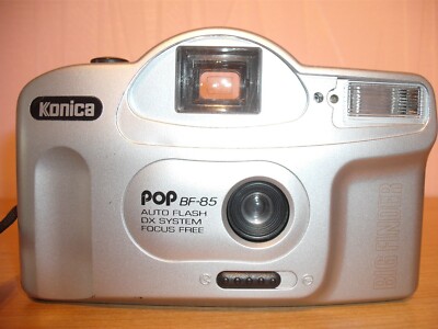 KONICA POP BF-85 BIG FINDER 35MM FILM CAMERA~LARGE VIEWFINDER~AUTO