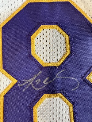 Kobe Bryant Signed #8 Jersey White Authenticated | eBay
