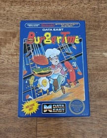 BurgerTime (NES, 1987) CIB - Mint -Tested
