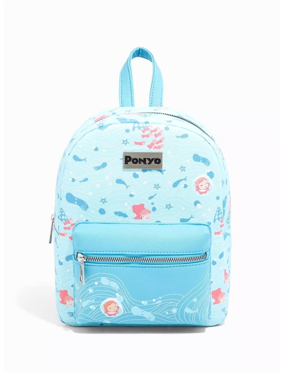 NEW Studio Ghibli Ponyo Mini Backpack, Light Blue | eBay display picture 1