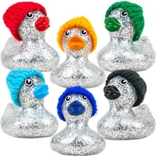 2 INCH RUBBER DUCKS 2024 SET WITH STOCKING HATS- - PICK YOUR FAVORITE -