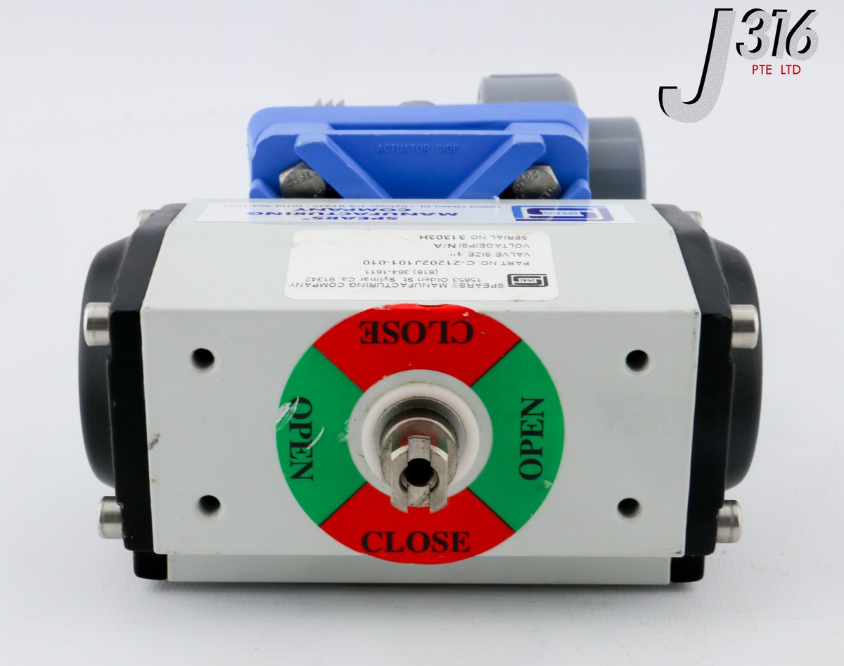 N. 26663 SPEARS PNEUMATIC ACTUATED BALL VALVE, 21202J101-010 C