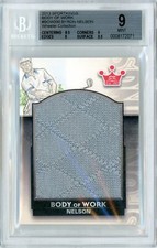 2013 SPORTKINGS BODY OF WORK - 1/1 BYRON NELSON ON-CARD ART + RELIC! - BGS 9