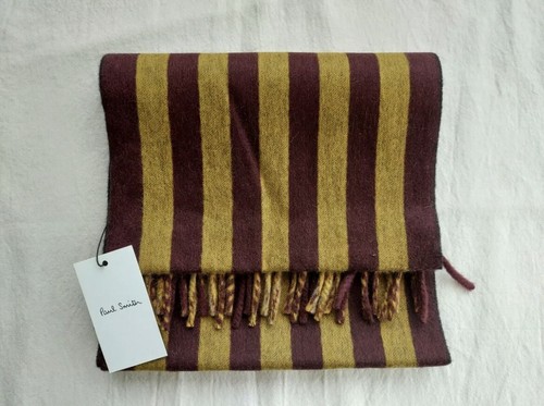 BNWT Paul Smith Reversible Striped Scarf RRP £110 - Picture 2 of 4