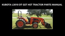 KUBOTA L3010 PARTS MANUAL -570pg w Diagrams for L 3010 DT DST HST Tractor Repair