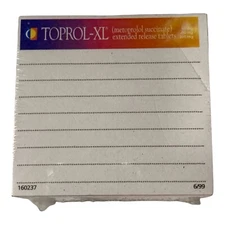 Toprol - XL Set of 5 Pharmaceutical Drug Rep Advertising NOTE Cubes Notepad LOT