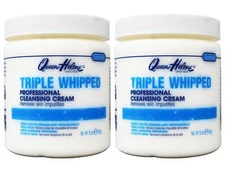2 Pack Queen Helene Cleansing Cream Triple Whipped Removes Skin Impurities 15 Oz
