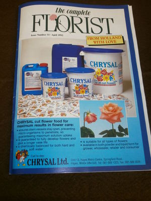 THE COMPLETE FLORIST #51 - APRIL 1992 - POTS & PLANTERS