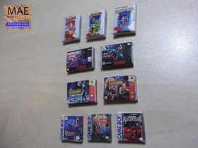 Castlevania miniature collector's set games. NES,SNES,N64 and Game Boy.Handmade.
