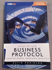 Business Protocol : Contemporary American Practice by David Robinson (Hardcover)
