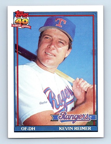1991 Topps Kevin Reimer Texas Rangers #304 | eBay